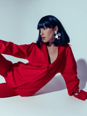 Asymmetrical Chemise Shirt