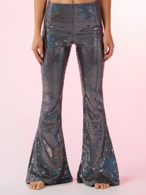 Shimmering Silver Pants