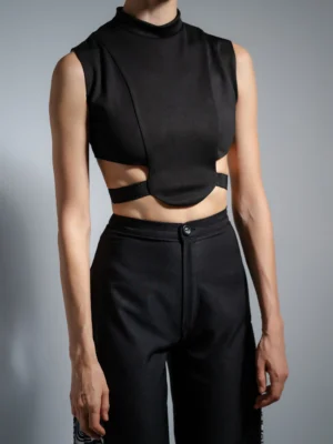 Cut Out Crop Top
